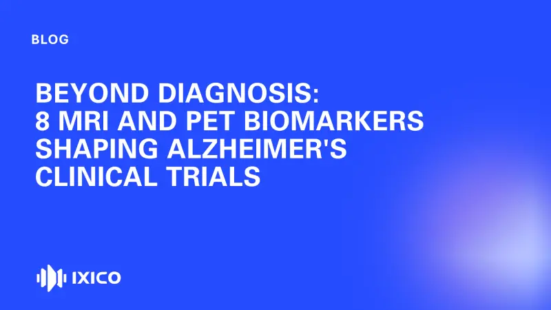 Beyond Diagnosis: 8 MRI and PET Biomarkers Shaping Alzheimer's Clinical Trials