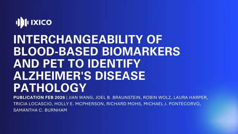 Interchangeability of blood-based biomarkers and PET to identify Alzheimer's disease pathology